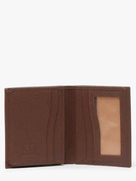 Portefeuille Leder Crinkles Bruin caviar 14178 ander zicht 1